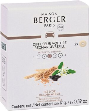 Maison Berger Autoparfum Navulling - Golden Wheat