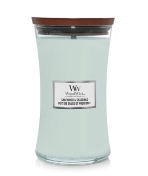 WoodWick Lage - Sagewood & Seagrass